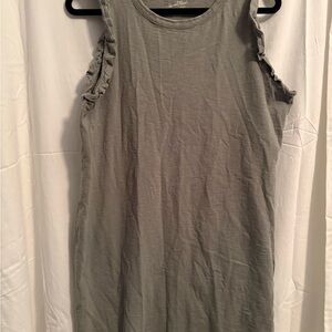 Universal Thread Olive Ruffle Mini Dress